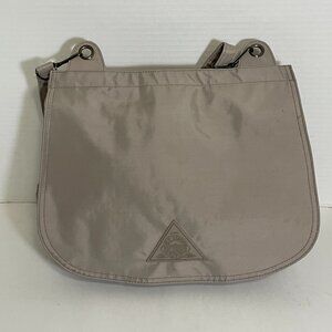 New Bedford Dry Goods Company Gray Messenger Bag Purse Women 15"H, 12"W, 8"D